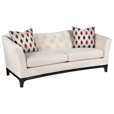 Contemporary Sofa with Tufted Seat Back and Super Soft Upholstery